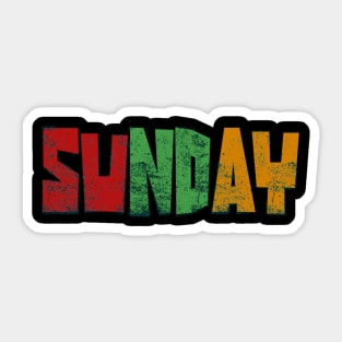 Sunday Style Sticker